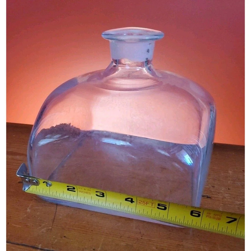Blenko Williamsburg C6 W Glass Bottle Hand-blown Ship Decanter With Stopper Euc